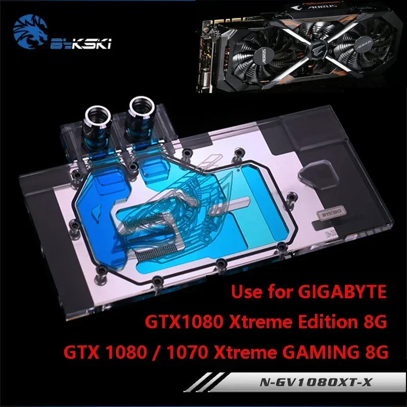 

Использование водяного блока BYKSKI для GIGABYTE GTX1080 Xtreme GAMING/N-GV1080XT-X/GTX1070 Xtreme/GTX1070Ti/полная крышка медного блока RGB