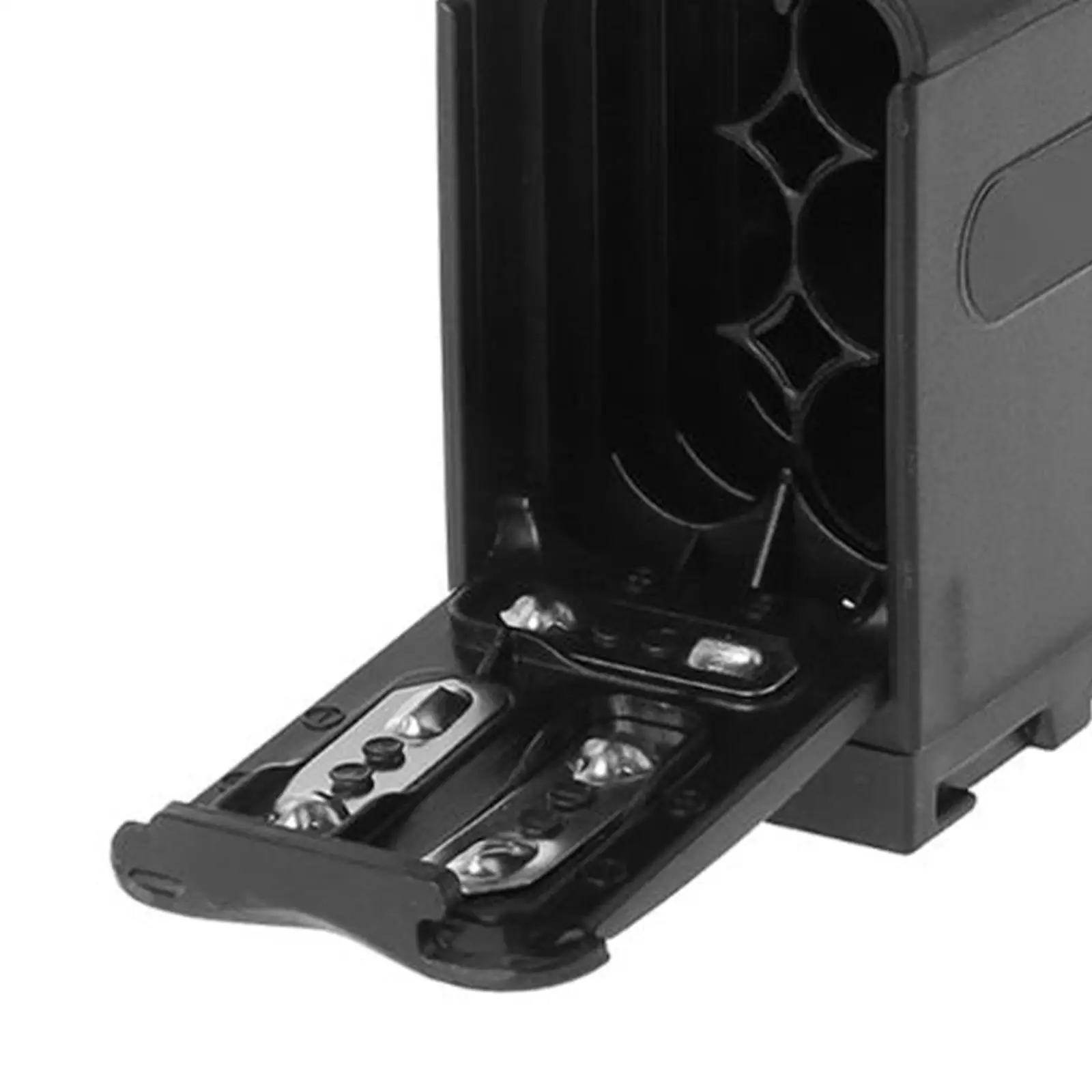 بطارية فارغة NP-F970 NPF970 علبة صندوق محول لـ 6 قطعة AA يناسب لوحات ضوء مصباح الفيديو LED أو الشاشة