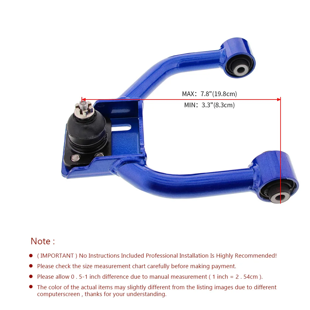 Adjustable Front Upper Control Arm Camber Kit Suspension Oscillating Arm Replacement Parts For Honda Civic EK 1996-2000
