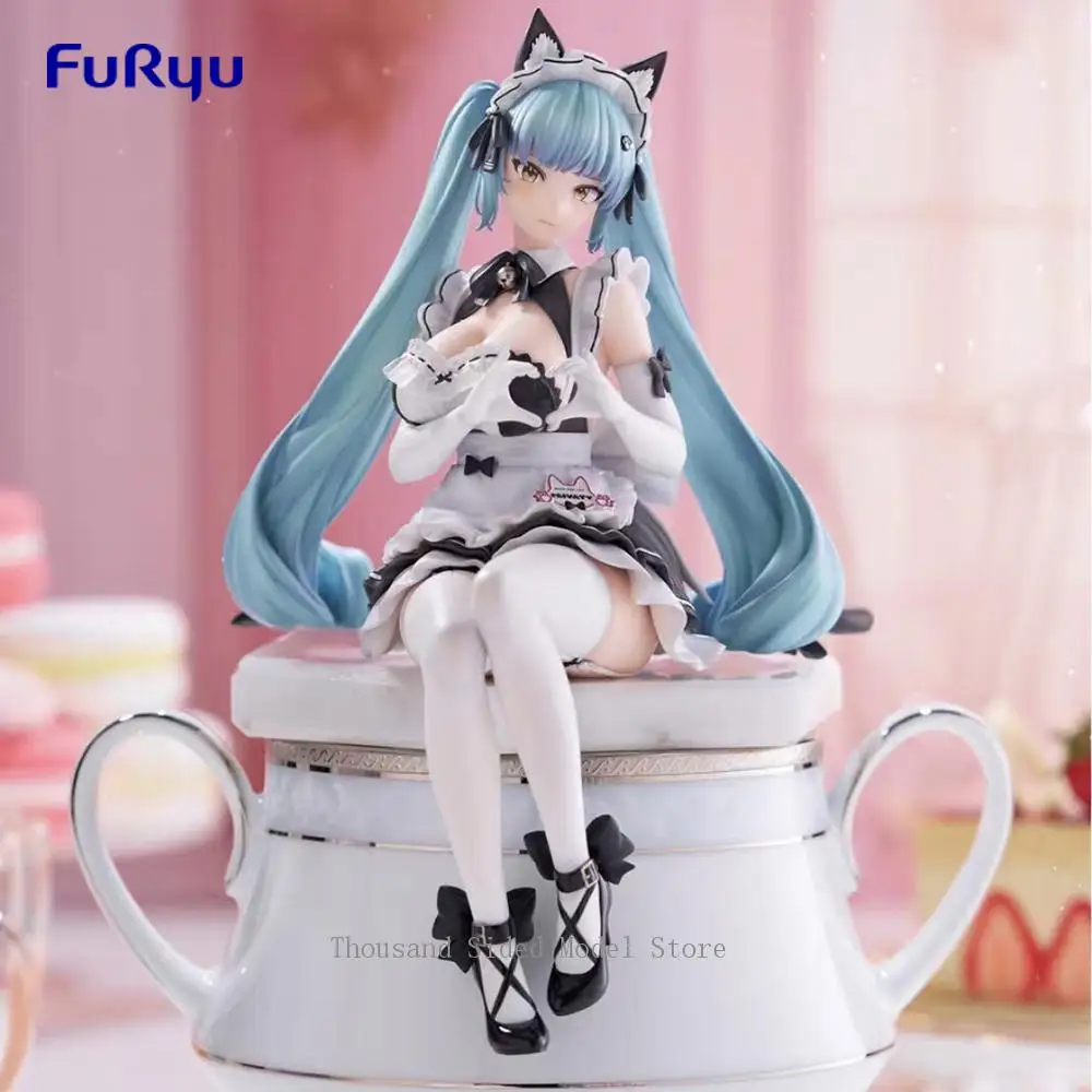 오리지널 푸류 누들 스토퍼 피규어 니케: 승리의 여신 유니 (비열한 하녀) 액션 피규어 14CM 애니메이션 모델 인형 선물