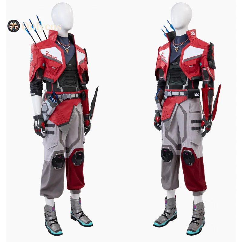 Disfraz de gorrión Apex legends, disfraz de Halloween para hombre, uniforme de fantasía, abrigo, accesorios, zapatos, conjunto de red Onlycos
