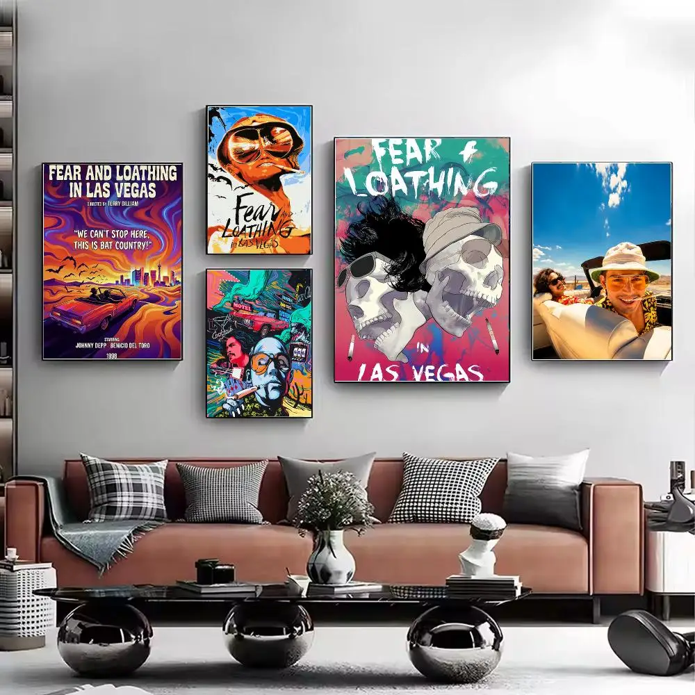 Fear and Loathing in Las Vegas Poster Stylish Wall Art Print for Living Room Bedroom Study Office Café Home Decor Modern Gift