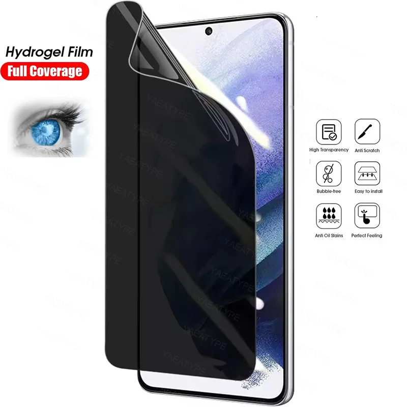 Filme de hidrogel de privacidade para motorola moto x4 p50 g5s plus g6 plus z play p30 play e4 e5 g6 z3 play g3 g 2015 protetores de tela