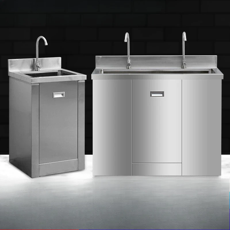 Stainless steel single and double slots wash basin medical cleaning purification single and double three-eye wash basin