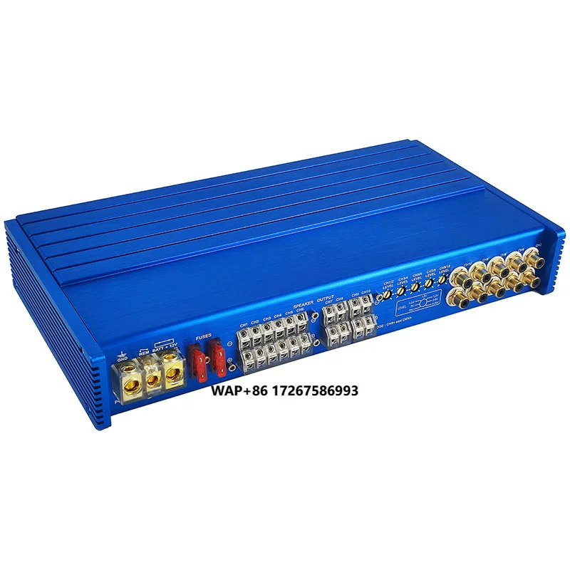 

10-Channel Car Audio Amplifier Equalizers Class AB Car Sound Subwoofer Combination