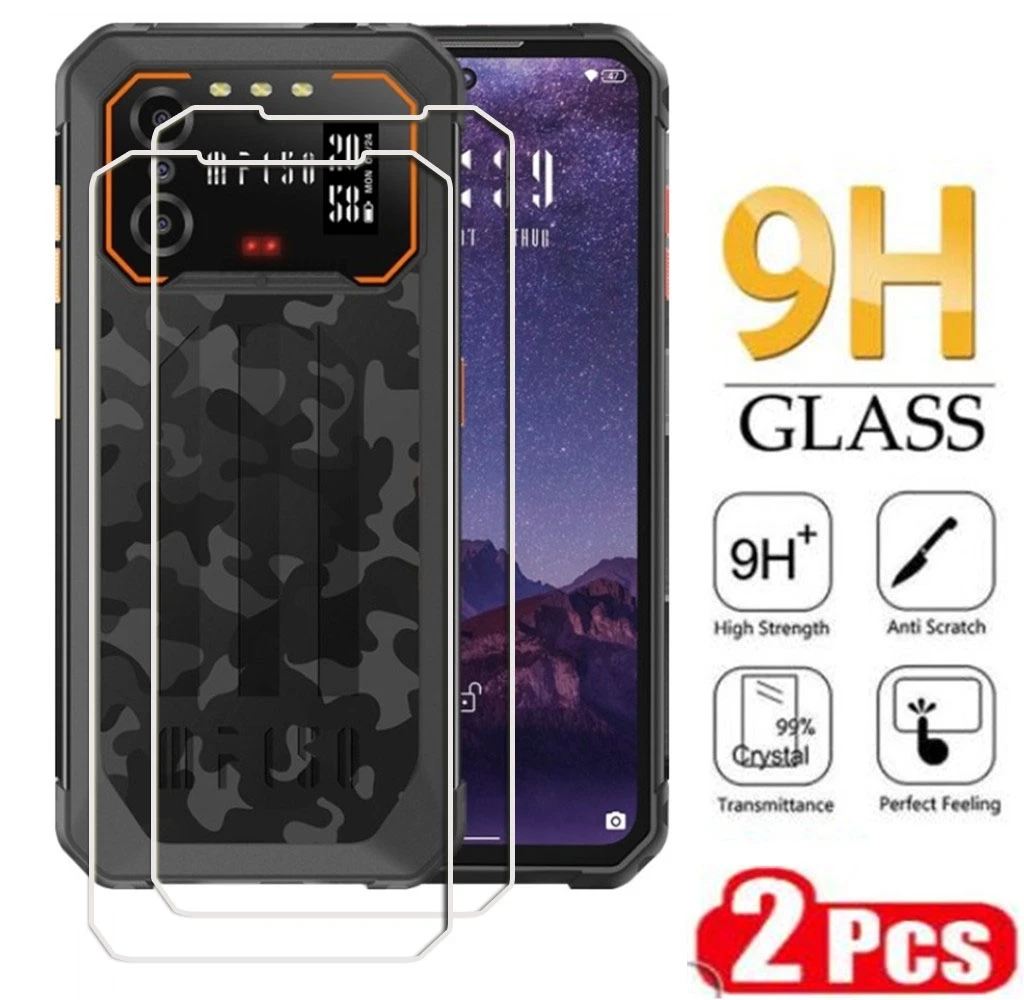 2PCS 9H HD Tempered Glass FOR IIIF150 B2 Pro 6.8