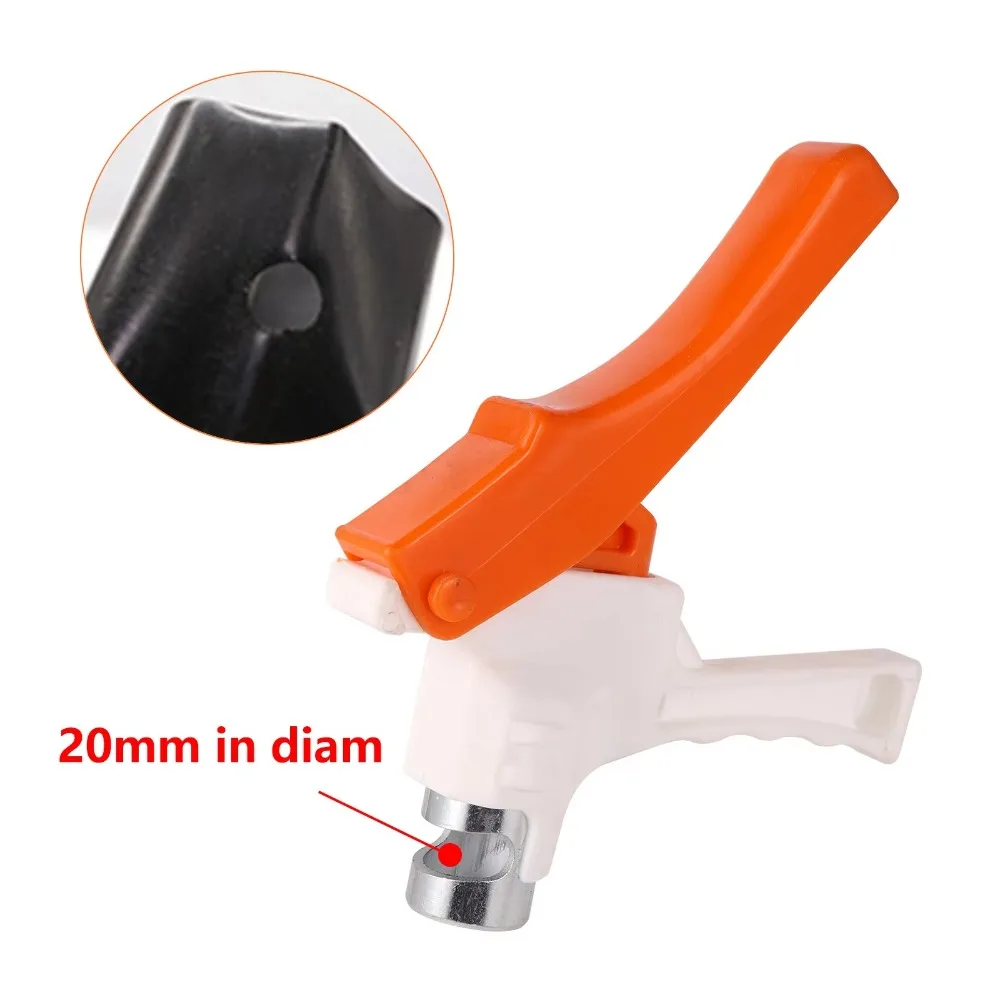 

16/20/25mm Drip Tape Puncher Grip Style Agriculture Orchard Irrigation Pipe PE Pipe Puncher Convenient Garden Water Connectors