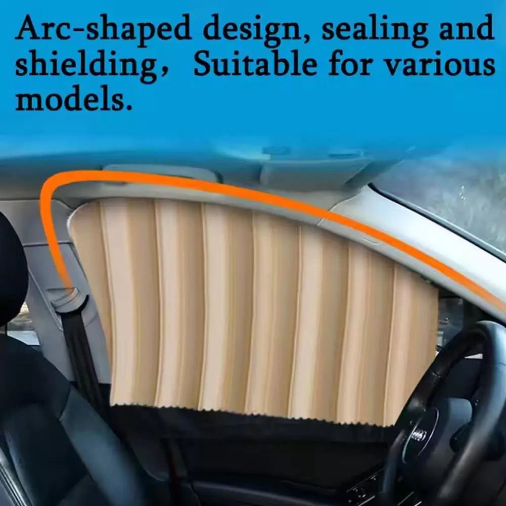 4PCS Magnetic Car Sunshade Window Curtain Auto Window Sun Shade Privacy Sun UV Protection Window Car Interior Accessories - Image 3
