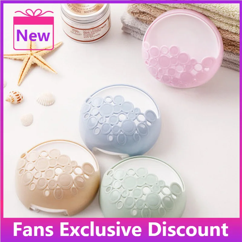 NEW Color Toilet Suction Cup Holder Bathroom Kitchen Soap Shelf Dish Home Soap Holder Tray Wall Holder Make Up Storage Box