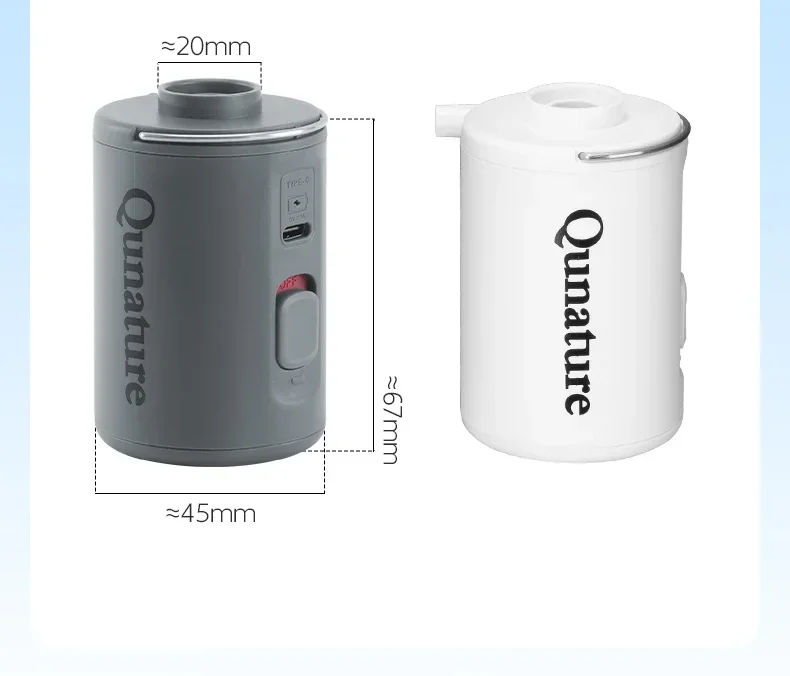 Qunature Electronic Wireless Inflator Pump Air Compressor Portable Outdoor Camping Tools Inflation Pump Cushions Sleeping Mat