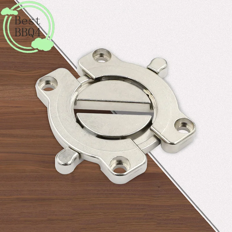 (BBQ4)1Set Woodworking Fastener Furniture Hinges Tabletop Connector Table Buckles Desk Combination For Wardrobe Folding Shelf