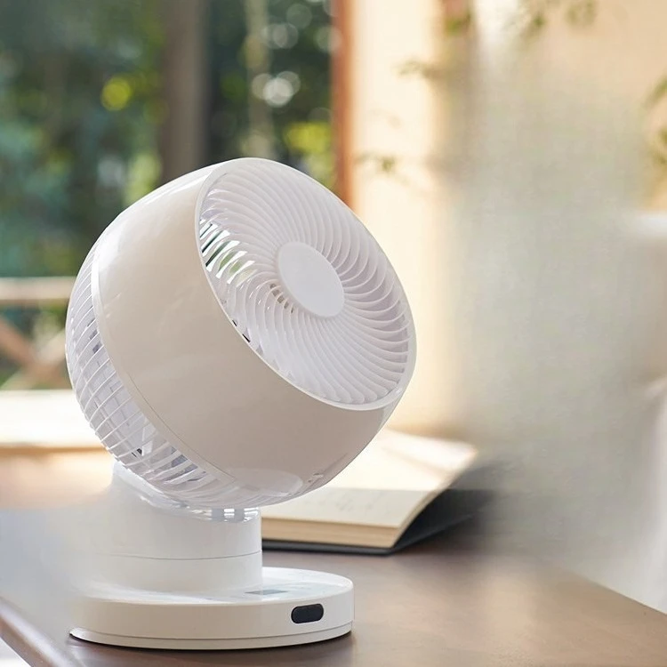 

Desktop air circulation fan, household 360-degree shaking electric fan, silent small