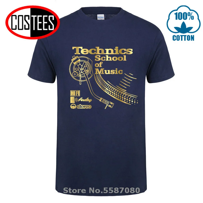 Tatooine Retro Deejay shirt Long Play tshirt Technics School of Music T shirt men Vintage DJ music T-shirt 2020 Hot Fashion Tops