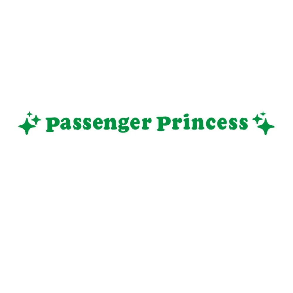 Mirror Decoration Sticker Passenger Princess Star Mirror Decal Sticker Rearview Mirror Car Vinyl Decoration Car Decal