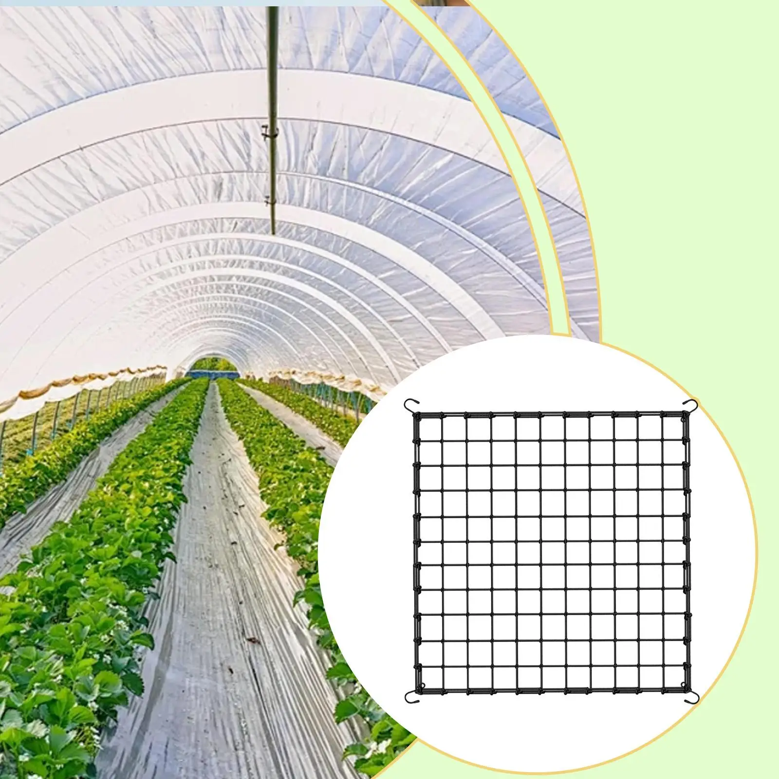 Elastic Trellis Netting for Climbing Plants Plastic Garden Net Scrog Mesh Support for Hydroponics Vegetables Fruits - view 6