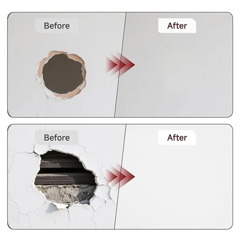 ABFU-19 PCS Wall Repair Patch Kit Aluminum Drywall Repair Patches For Quick Fix Plaster