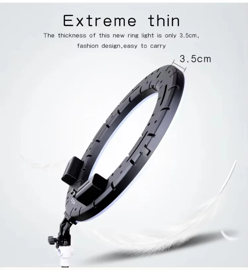 

18 Inch Professional Ring Light Stepless Adjustment Photo Video Studio Led Light with Light Stand