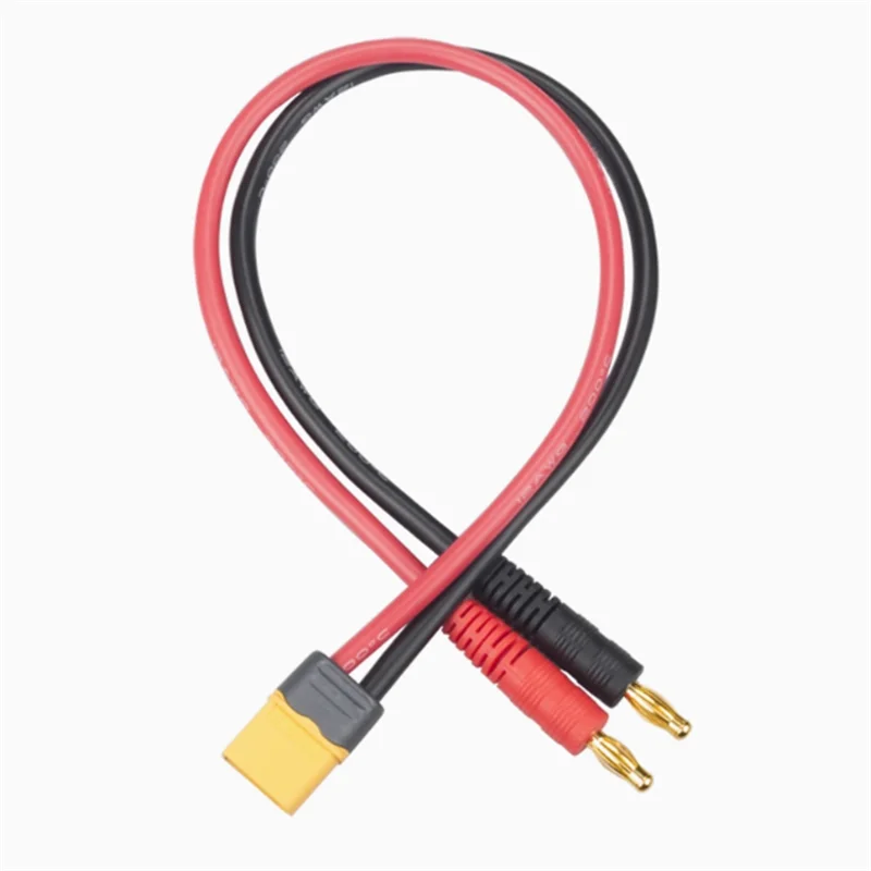 XT60 Charge Cable  XT60 Connector / XT-60 Male To 4mm Bullet  Works w/ Turnigy ICharger Hyperion SKYRC HOBBYMATE Battery Charger