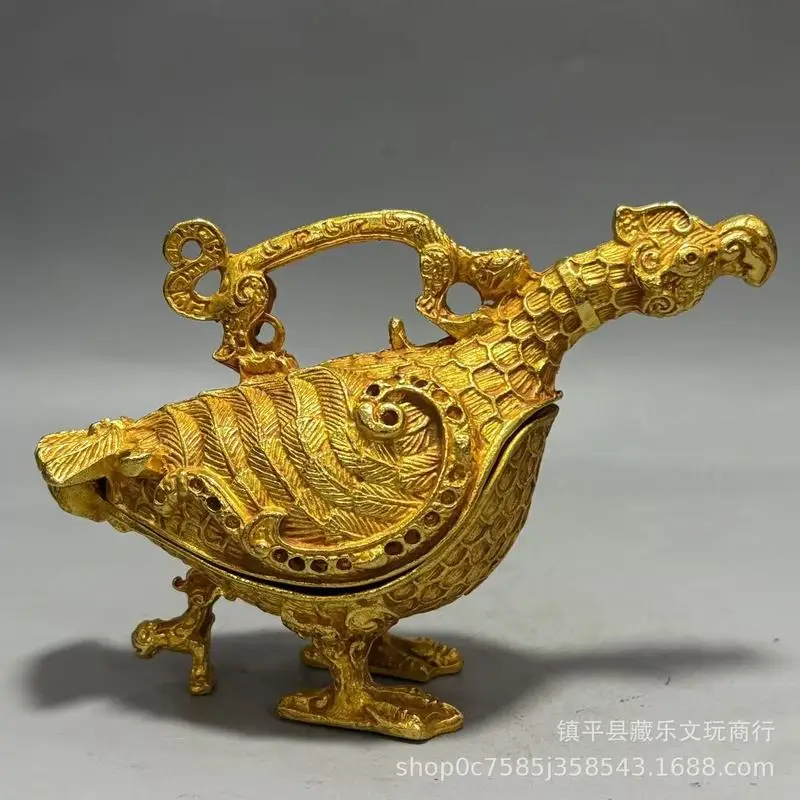 Zhao Qingniao Zun Qingshanxi Spring and Autumn Museum wine vessel, migratory bird ornaments, business products