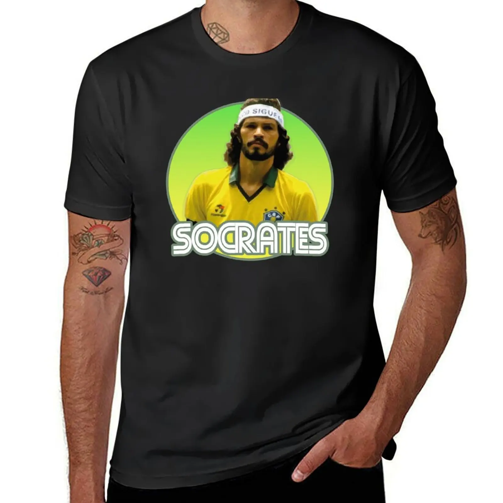 

Socrates - Brazil T-Shirt summer top customs mens t shirt