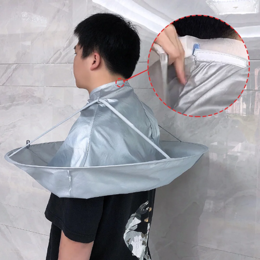 

Barber Capes Hair Cut Umbrella Haircut Cloak Cloth Hair Dye Barbershop Breathable Household Haircut Cloak Foldable Haircut Tools
