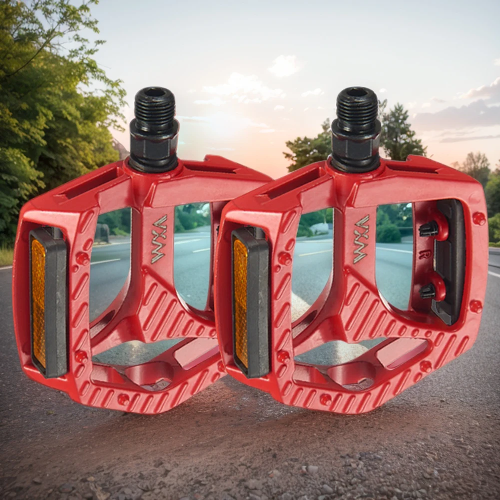

Велосипедные педали из алюминиевого сплава, легкие широкие платформенные педали с отражателями для шоссейных и горных велосипедов
