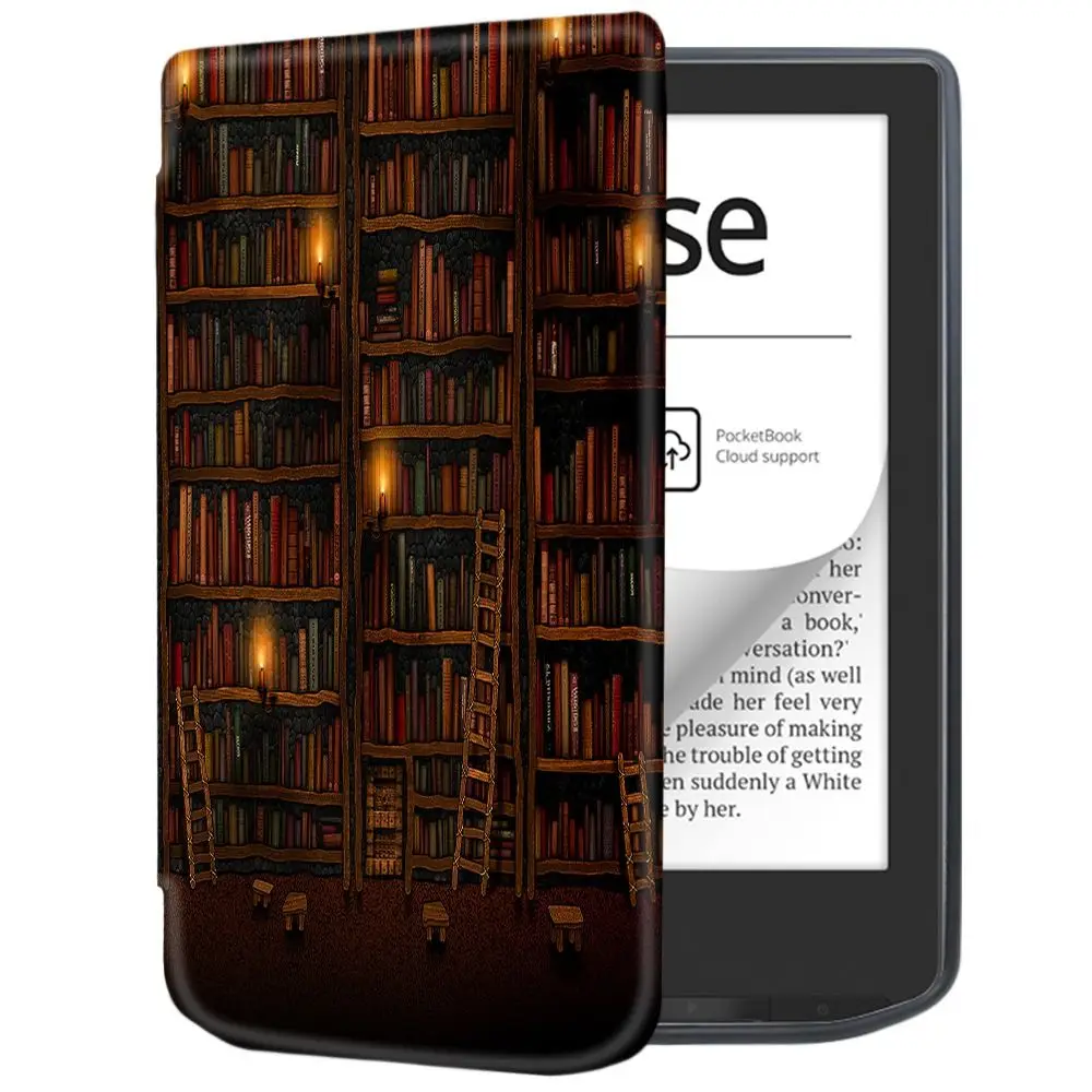 

Auto Wake Sleep e-Reader Case Soft Ultra Slim Filio Cover PU Leather Wear-resistant for Pocketbook Verse/Verse Pro