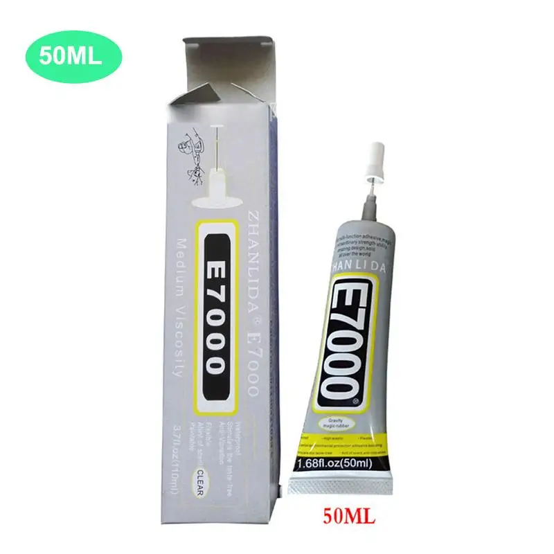 E7000 flüssiger Kleber 50ml/110ml leistungs stärkerer Harz klebstoff Klebstoff klar Mehrzweck Super Sealant Mobil teil DIY Touch