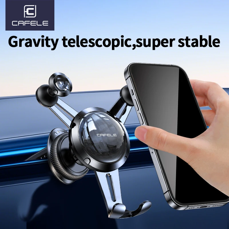 

CAFELE Car Phone Mount Smartphone GPS Phone Holder for iPhone 12 13 Pro Max Xiaomi Redmi Auto Gravity Phone Stand