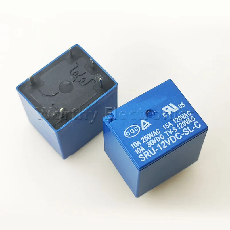 

Бесплатная доставка 10 шт./лот SRU-12VDC-SL-C 5 pin 22F 15A Relay DIP5