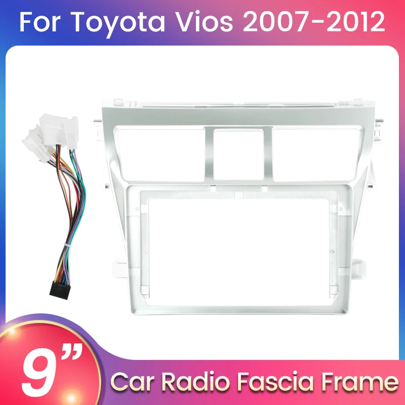 Autoradio Blende Rahmen adapter für Toyota Vios Yaris 2007 2008-2012 2013 Stereo Canbus Audio Multimedia Player Kit