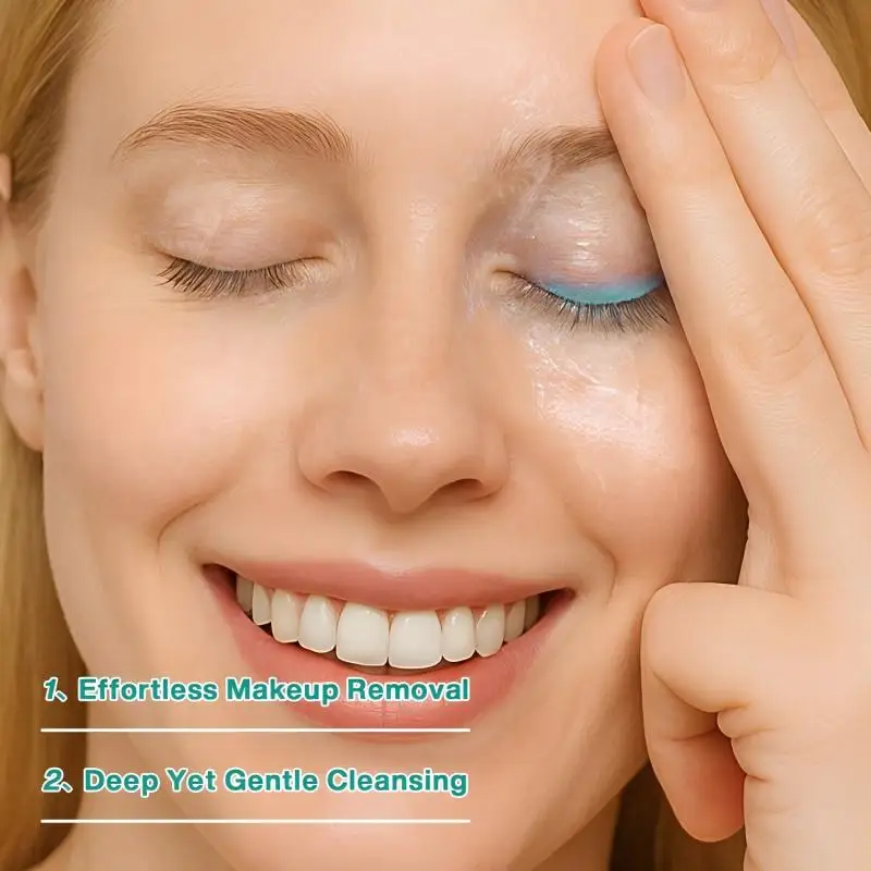 مزيل ماكياج بلسم العلامة الخاصة بالجملة تركيبة نباتية طبيعية مكياج الوجه مرطب إزالة العناية بالبشرة التطهير 20 قطعة #4