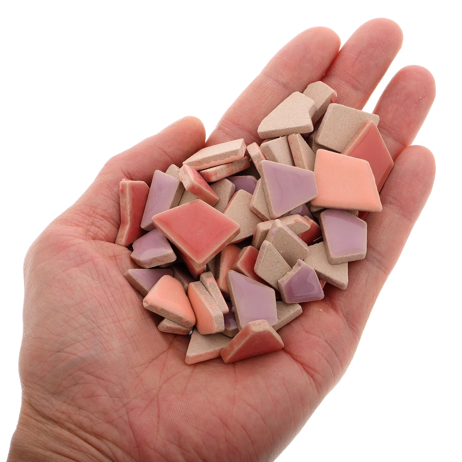 

Small Ceramic Irregular Mosaic Pieces DIY Crafts Decorative Mosaic Tiles Porcelain Small Tiles for Garden Pool Art Projects