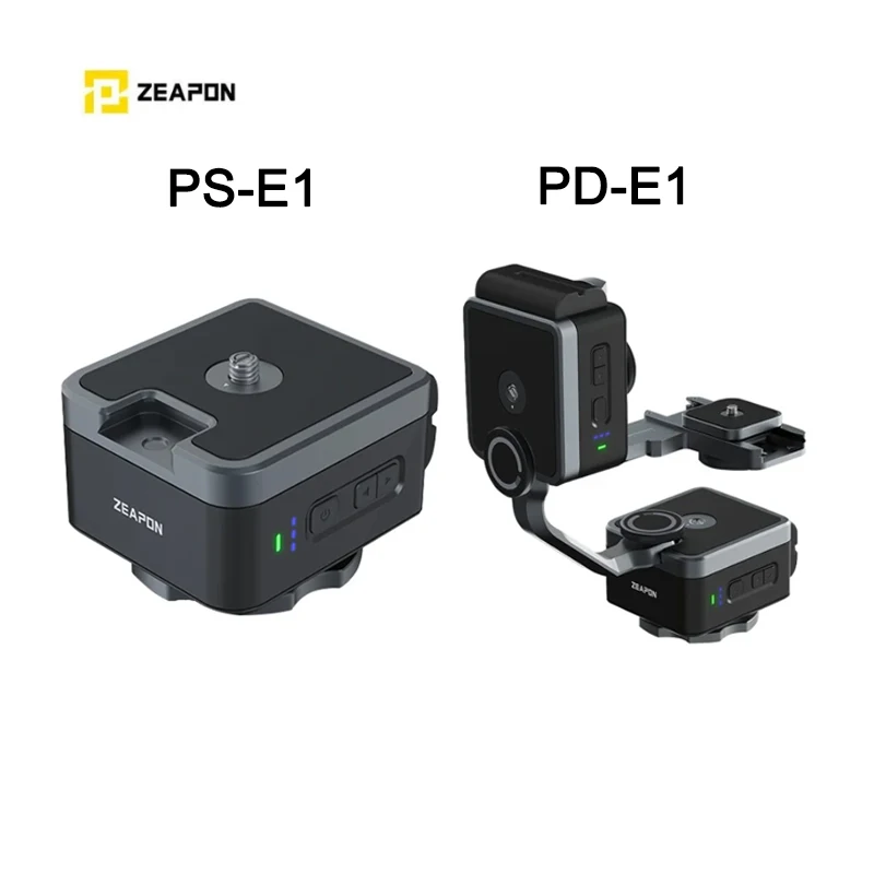 ZEAPON PT Motorized PS-E1 PD-E1 PONS Pan Head Single Axis Double Axis 50kg Horizontal Load Single Axis Double Axis Linkage New