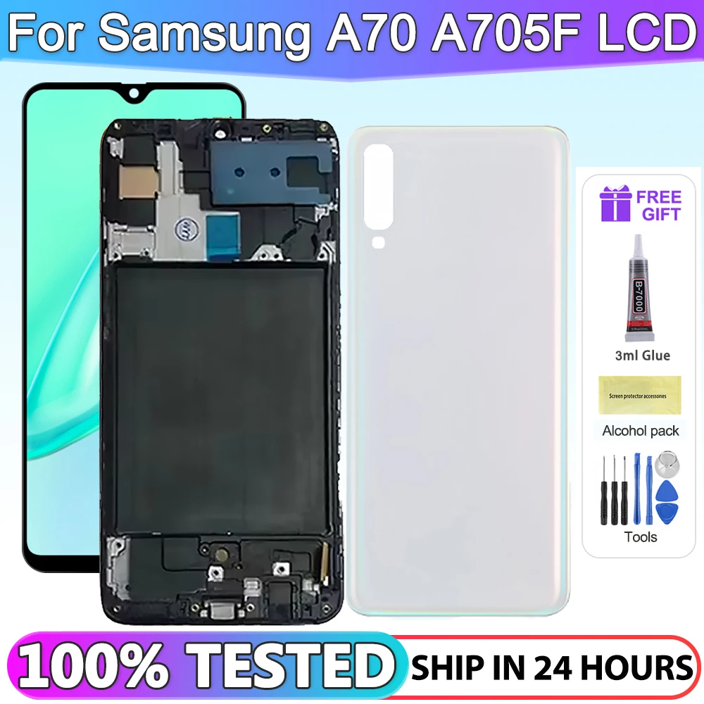 

TFT For Samsung Galaxy A70 LCD SM-A705F SM-A705GM Display Touch Digitizer Replacement Part For Samsung A705 LCD Display