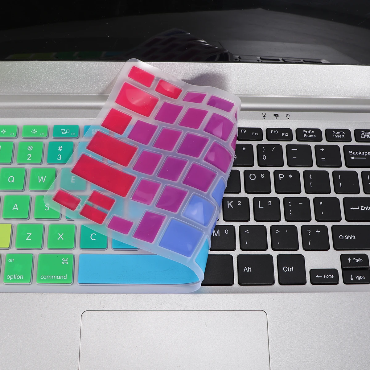 

Keyboard Cover Durable Keyboard Film Fashion Keyboard Protector Compatible for Pro Air A1466 A1466 A1502 (Colorful)