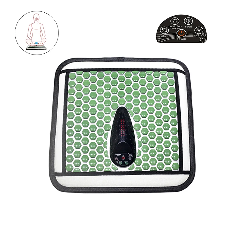 

Массажный матрас для тазового дна с красным светом, аметистом, дальним инфракрасным излучением, нефритом, турмалином и фотонной вибрацией