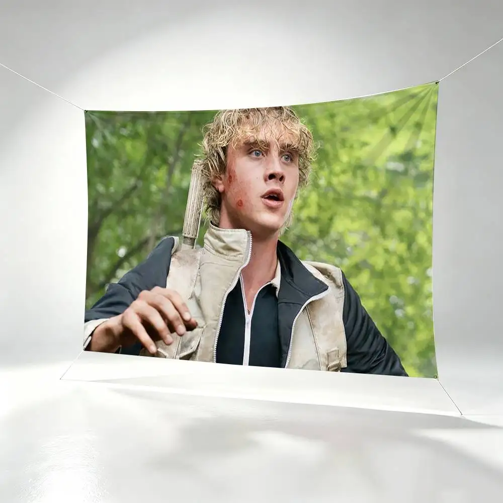 The Hunger Games S-Sunrise on the Reaping Flags Wall Hanging Background Art Banner for Bedroom Home Outdoor Decor