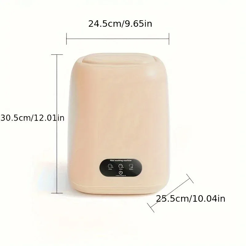 Fully Automatic Mini Portable Washing Machine Small Washer With Spin Dryer 220V For Underwear Children's Clothes