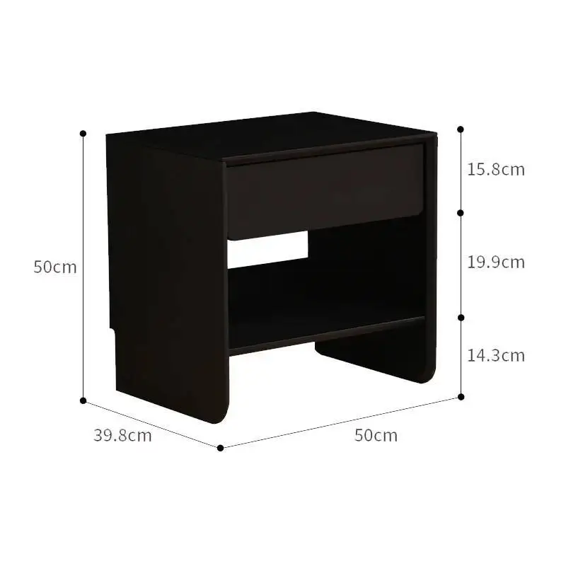 

Luxury Nightstand Aesthetic Minimalist Premium Trendy Modern Nightstand Drawers Storage Mesitas De Noche Bedroom Furniture