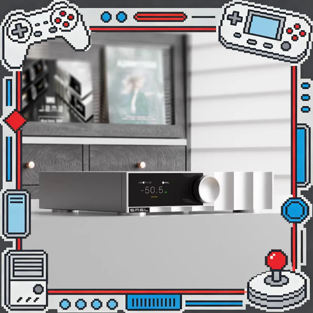 

Аудиодекодер SMSL D200 с чипом декодирования ROHMBD34352EKV, поддержка USB, Bluetooth и оптического волокна, в комплекте подарки