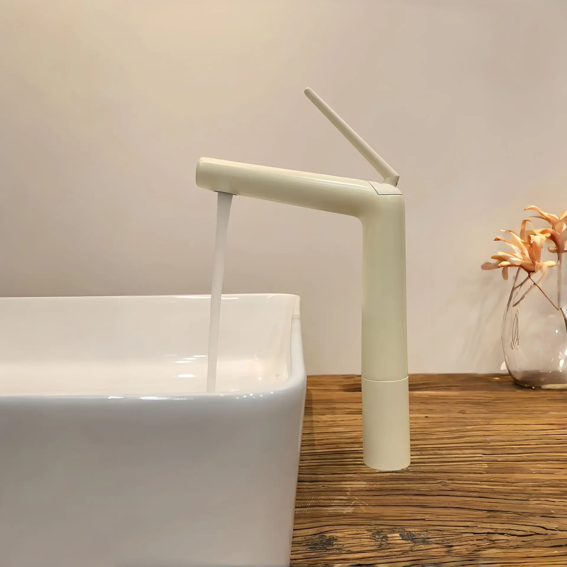 Chrome Basin Faucet Bathroom Sink Tap Total Brass Single Lever Bathroom Water Mixer Crane Hot and Cold Sink Tap