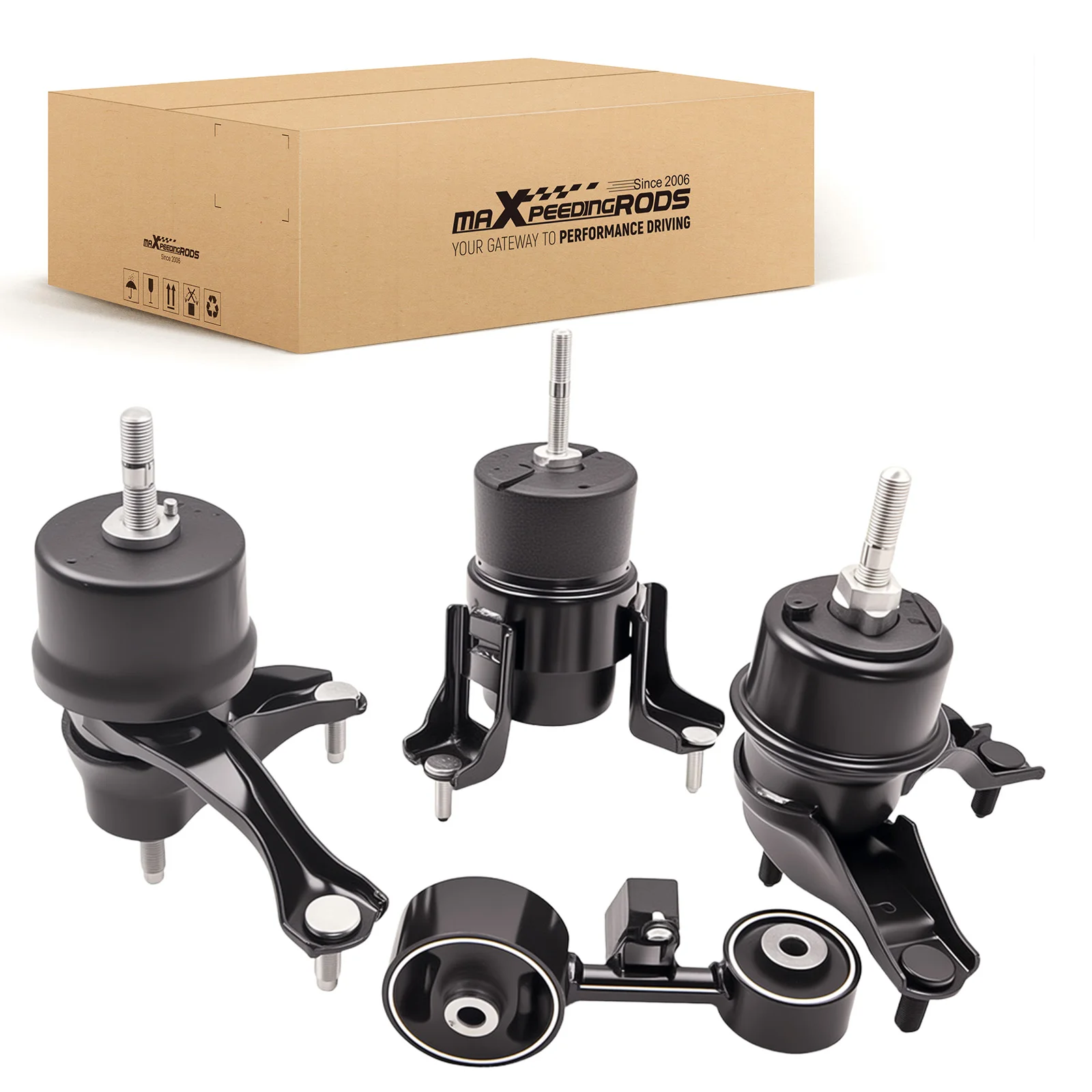 4pcs Engine Motor Transmission Mount for Toyota Camry 2.4L 2002 2003 2004 2005 2006 2007 2008 2009 Auto Trans