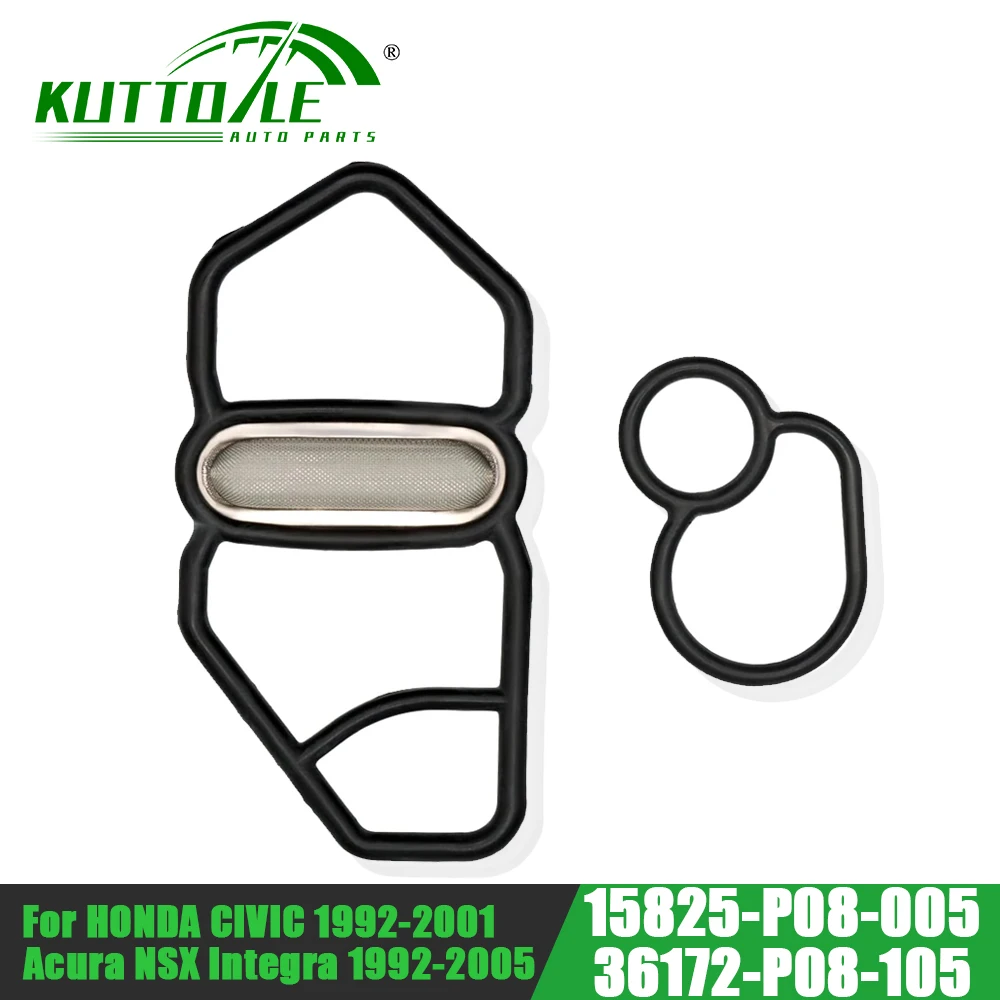 

15825-P08-005 VTEC Solenoid Valve Spool Valve Filter Seal Gasket Kit 36172-P08-105 For Honda CIVIC Acura NSX Integra 1992-2005