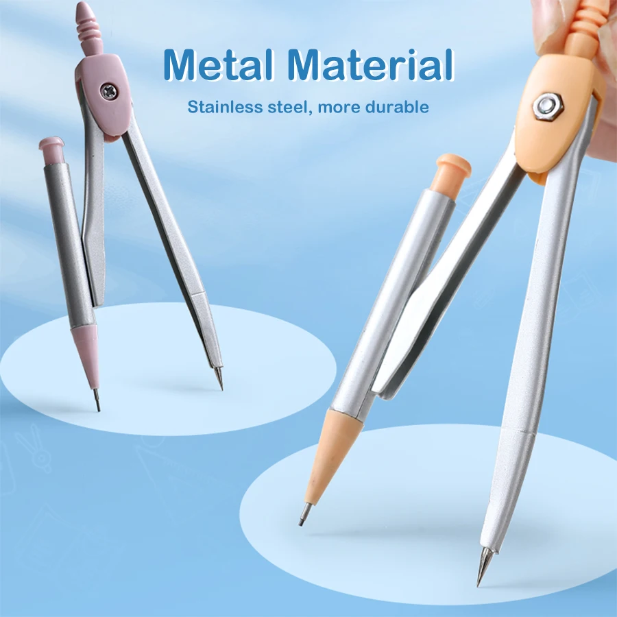 7 Pcs/Set Mathematical Rulers Set Multi-function Professional Compass Ruler Drawing Tools School Supplies Students Stationery