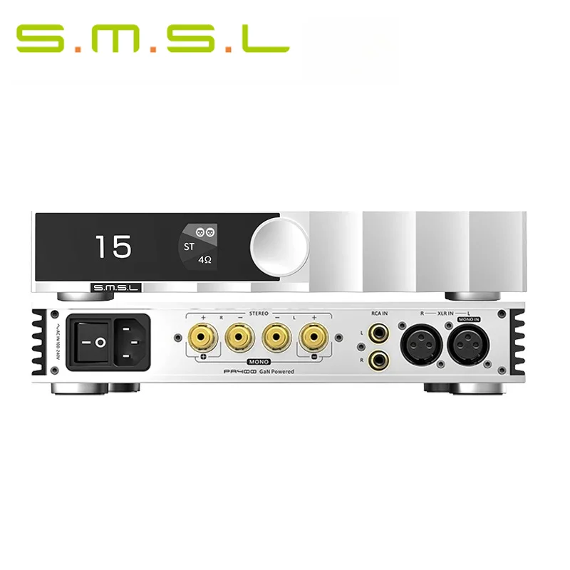 SMSL PA400 amplificateur de puissance au nitrure de gallium 8? 40W haut-parleur amplificateur de puissance GaN avec télécommande SMSL PA400 amplificateur de puissance au nitrure de gallium 8? 40W haut-parleur amplificateur de puissance GaN avec télécommande