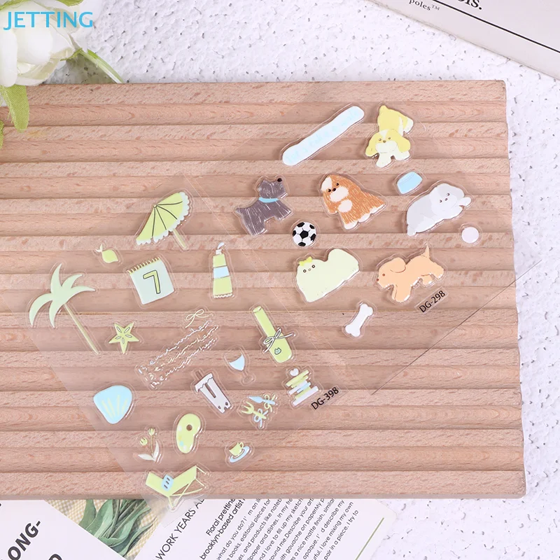 1Pcs Cute Computer Stickers Funny Three-dimensional Jelly Decorative Planner Stickers Mobile Phone Stickers​