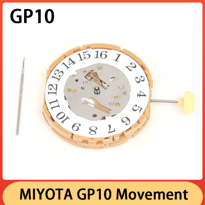 MIYOTA-Pièces de rechange pour montre à mouvement à quartz, Original, Pièces de rechange, Qualité stable, Prix de gros, Japon, Nouveau, GP10