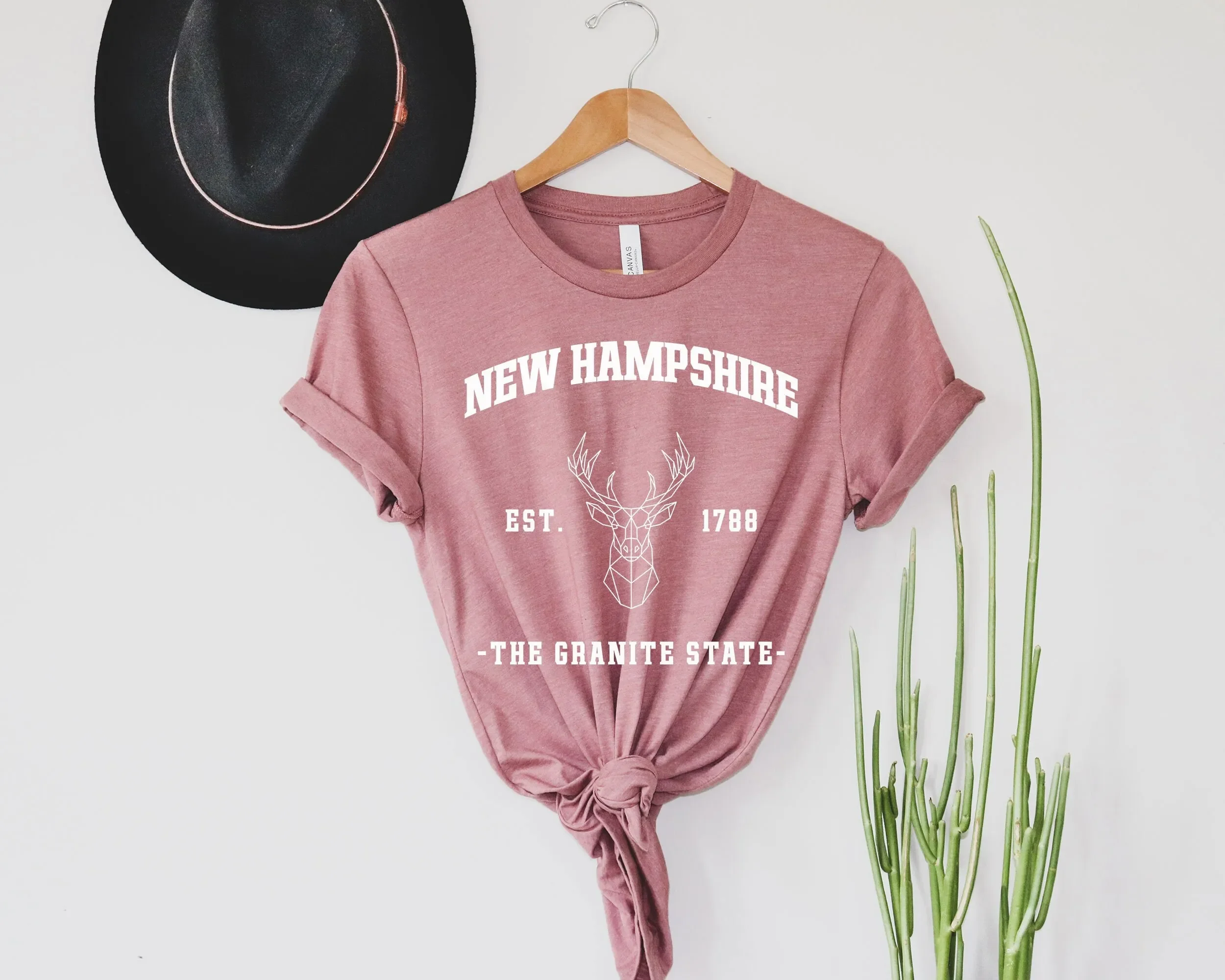 New Hampshire State Map T Shirt Womens Heart s Vacation
