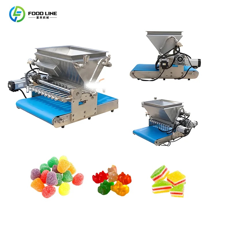 Custom Saltwater taffy Candy Making Machine Jelly Candy Automatic Making Machine